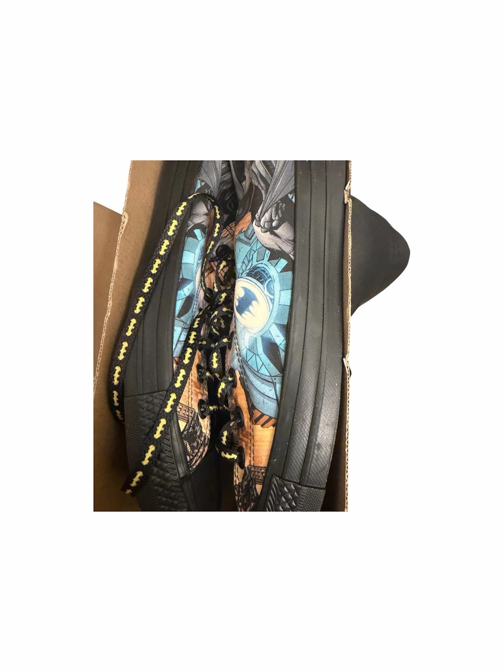 Converse Black Batman Graphic Low-Top Sneakers